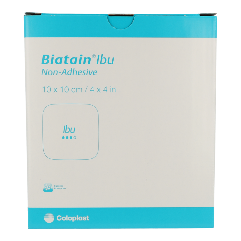 Biatain-IB Schaumverband Nicht haftend 5 Stk. 10 x 10 cm - 5 Stück