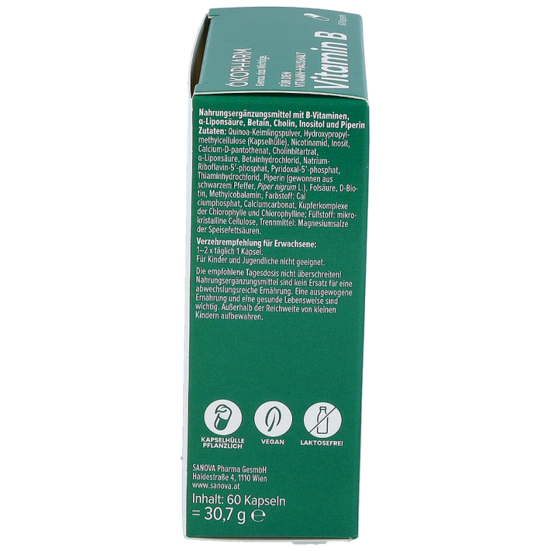 Ökopharm Vitamin B Kapseln - 60 Stück