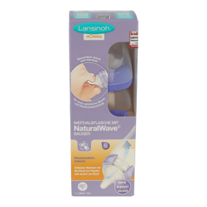 LANSINOH SAUGFL.WH GLAS 240 - 1 Stück