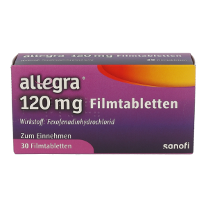 Sanofi ALLEGRA Filmtabletten 120mg - Antihistaminikum - 30 Stück