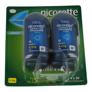 Nicorette Icemint Lutschtabletten 4 mg - 80 Stück