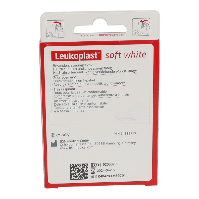 Leukoplast Soft 72 x 38 mm 10 Stk. - 10 Stück