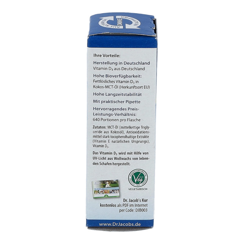 Dr. Jacobs Vitamin D3 Öl forte Tropfen 20 ml - 20ml