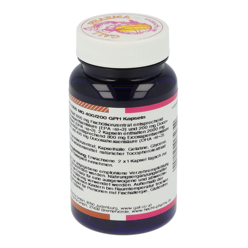 Gall Pharma Omega 3 1000 mg 400/200 Kapseln 30 Stk. - 30 Stück