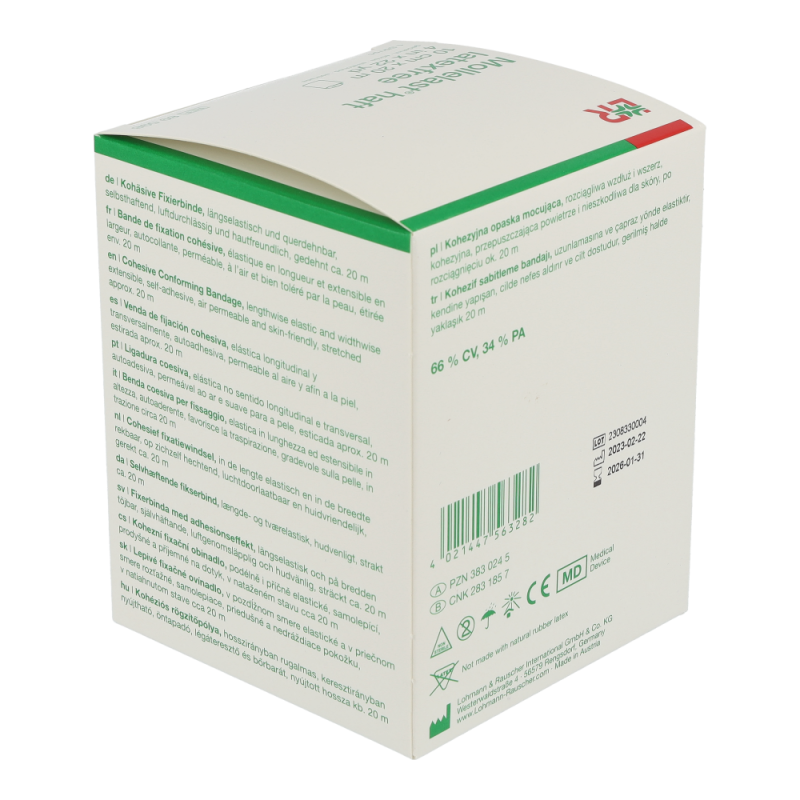 Mollelast Haft Weiß Latexfrei 20x10 1 Stk. - 1 Stück