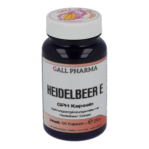 Heidelbeer E Kapseln - 60 Stück