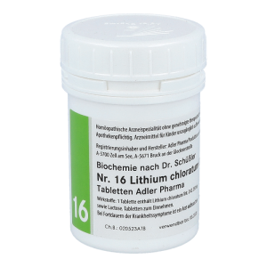 Adler Pharma Schüßler Nr. 16 Lithium Chloratum 100 g D 12 - 100g