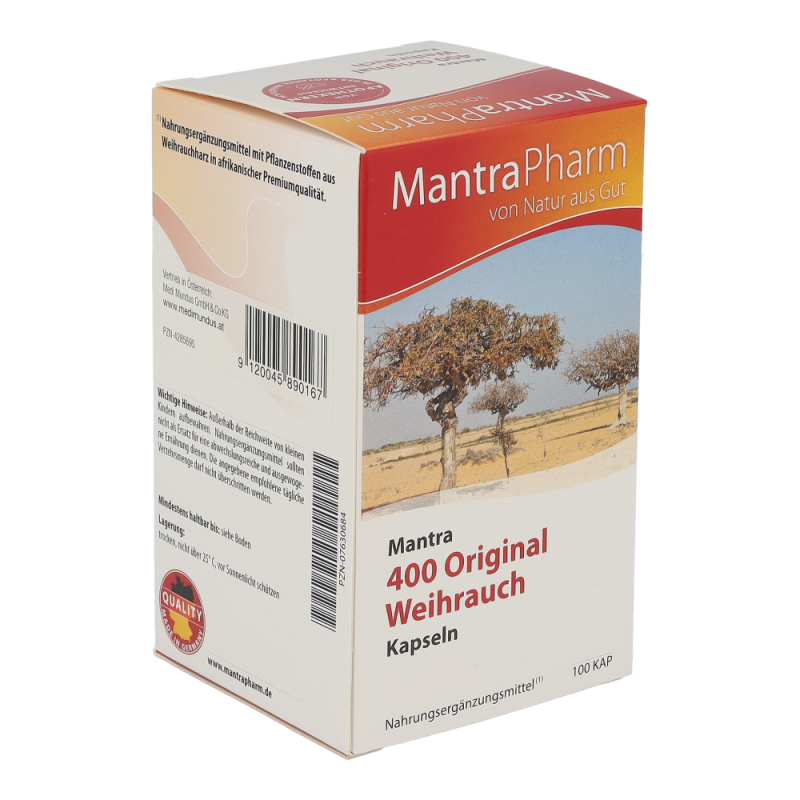 Mantra Weihrauch Original 400 Kapseln 100 Stk. - 100 Stück