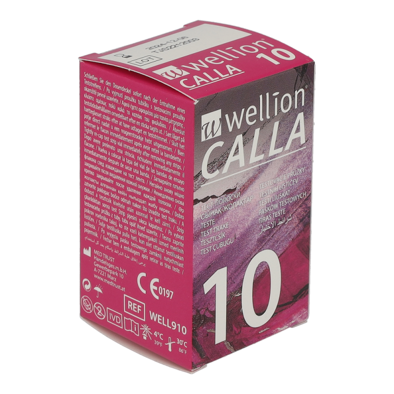 Wellion CALLA Blutzuckerteststreifen - 10 Stück