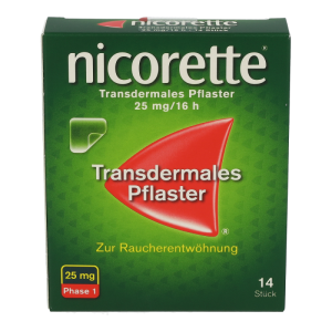 Nicorette Transdermales Pflaster 25 mg/16 h - 14 Stück