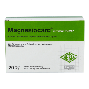 Magnesiocard Pulver 5 mmol 5 g 20 Stk. - 20 Beutel