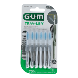 Gum TRAV-LER Inderdentalbürsten 2.0 mm 6 Stk. - 6 Stück