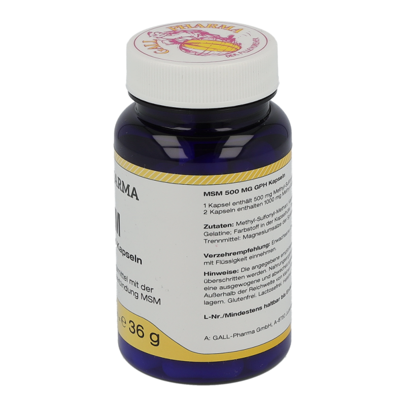MSM 500mg Kapseln - 60 Stück