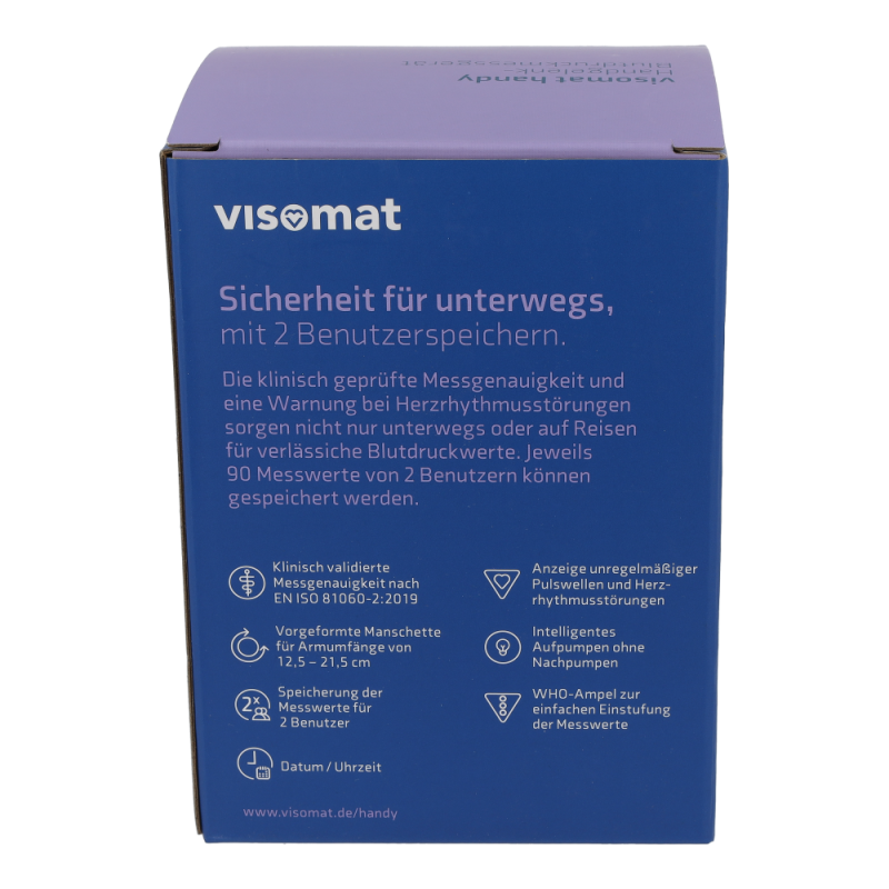 Visomat Blutdruckmessgerät Unterarm Handy 1 Stk. - 1 Stück