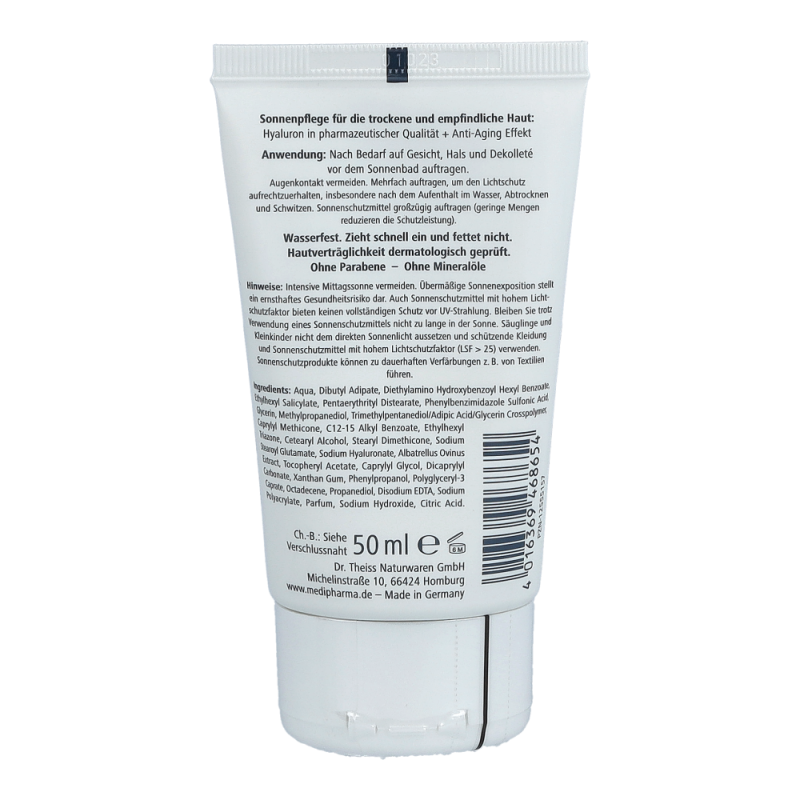 Hyaluron Sonnenpflege Gesicht LSF 30 50 ml - 50ml