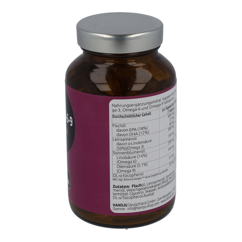 Omega 3-6-9 Kapseln 1000 mg Hanoj 90 Stk. - 90 Stück