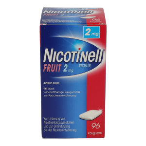 Nicotinell Kaugummi Fruit 2 mg - 96 Stück