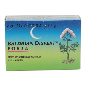 BALDRIAN DISPERT Forte Dragees Cheplapharm - bei Einschlafstörungen - 75 Stück