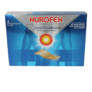 Nurofen 24-Stunden Schmerzpflaster 200 mg wirkstoffhaltiges Pflaster - 4 Stück