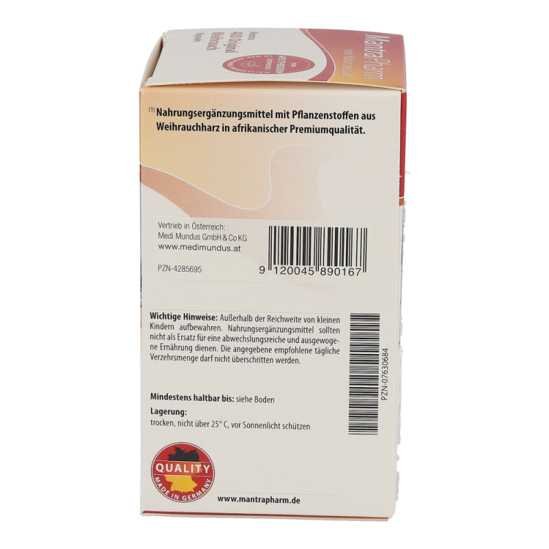 Mantra Weihrauch Original 400 Kapseln 100 Stk. - 100 Stück