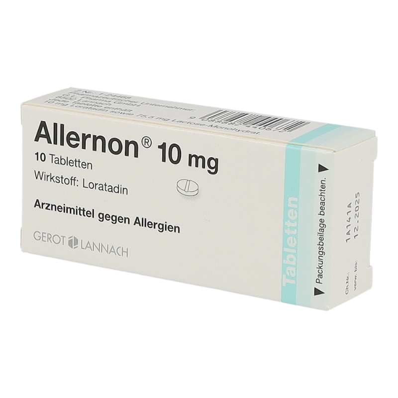 Gerot Lannacher ALLERNON Tabletten 10mg - Antihistaminikum - 10 Stück