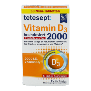 tetesept Vitamin D3 2000 hochdosierte Tabletten 50 Stk. - 50 Stück