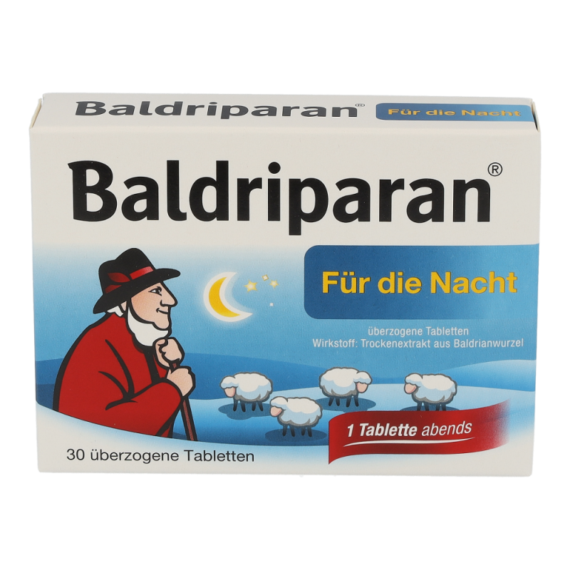 Pfizer BALDRIPARAN NACHT überzogene Tabletten - Trockenextrakt - 30 Stk - 30 Stück