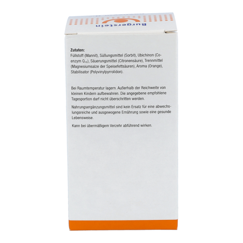 Burgerstein Coenzym Q10 Lutschtabletten 100 Stk. - 100 Stück