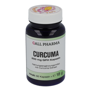 Curcuma 200mg Kapseln - 60 Stück