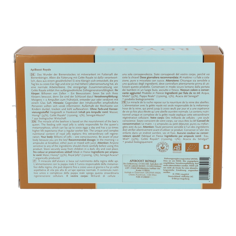 Biobee Boisson Trinkampulle 20 Stk. Royale - 20 Stück