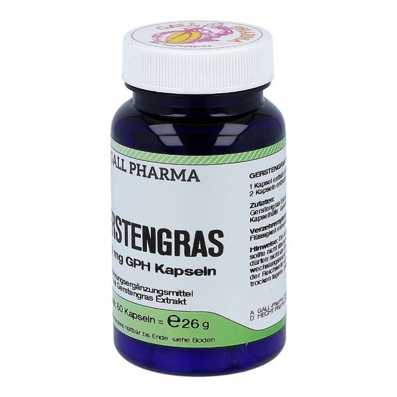 Gerstengras 250mg Kapseln - 60 Stück