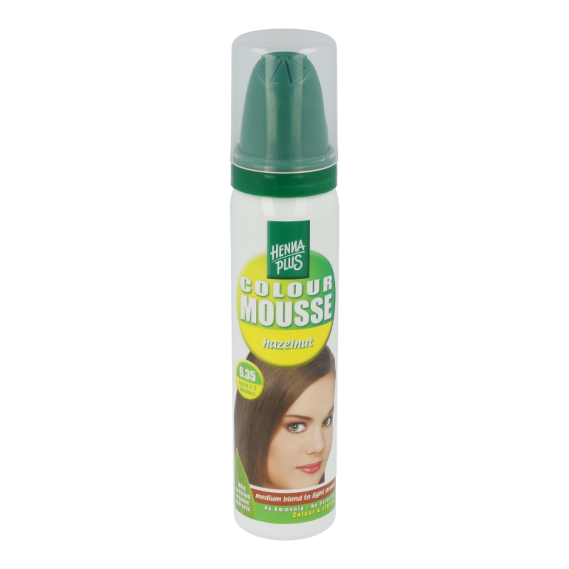 Henna Plus Colour Mousse 75 ml Hazelnut - 75ml