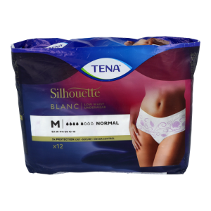 INK.TENA SILH.NORM BLANC M - 12 Stück