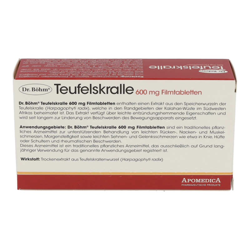 Dr. Böhm Teufelskralle 600 mg Filmtabletten 60 Stk. - 60 Stück