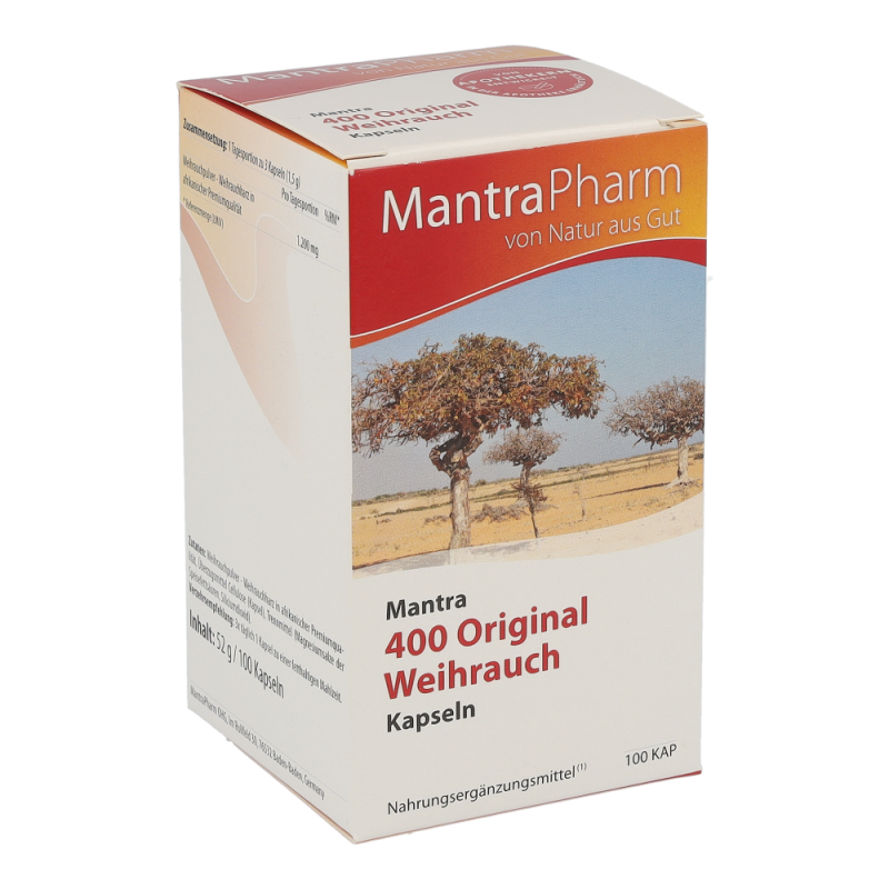 Mantra Weihrauch Original 400 Kapseln 100 Stk. - 100 Stück