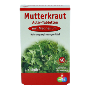 Mutterkraut activ Tabletten mit Magnesium - 40 Stück