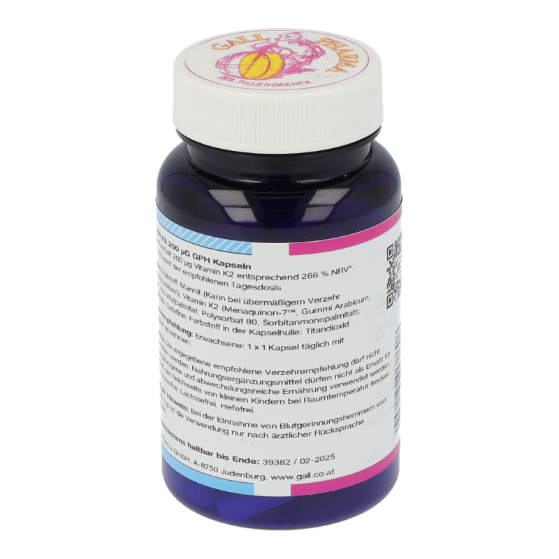 Gall Pharma Vitamin K2 200 mcg Kapseln 60 Stk. - 60 Stück