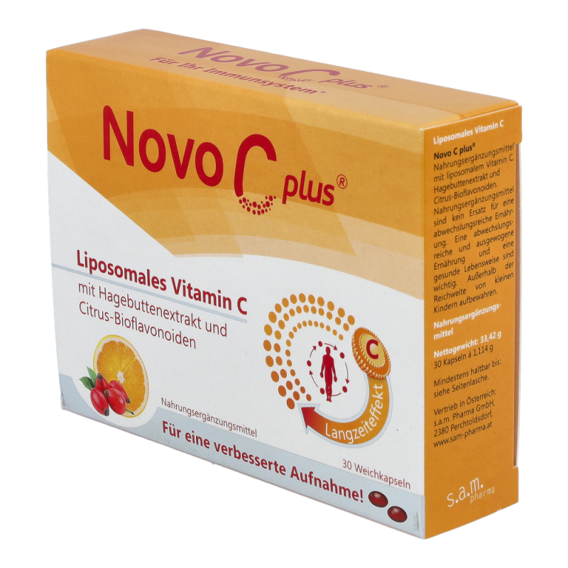 Novo C Plus Liposomales Vitamin C Kapseln 30 Stk. - 30 Stück