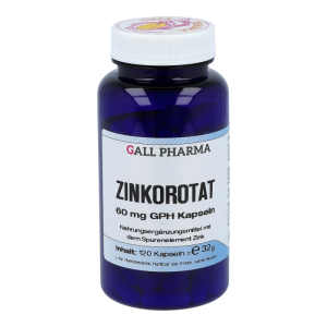Gall Pharma Zinkorotat 60 mg Kapseln - 120 Stück