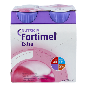 Nutricia Fortimel Extra 200 4 Stk. Erdbeer - 4 Stück