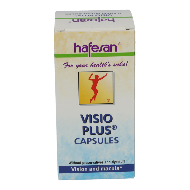 Hafesan VISIO PLUS Kapseln mit Lutein & Vitaminen - 60 Stück