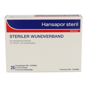 HANSAPOR SENSITIVE  8X10CM - 25 Stück