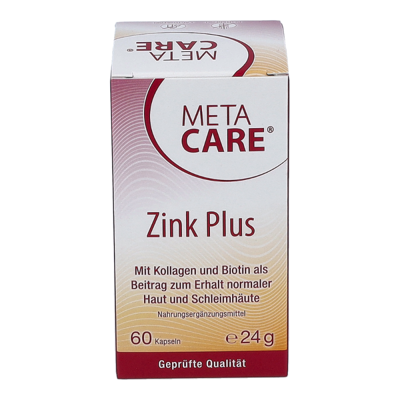 Metacare Zink + Kapseln 60 Stk. - 60 Stück