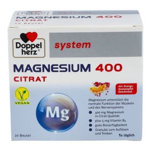 Doppelherz system Magnesium Citrat 400 20 Stk. - 20 Beutel