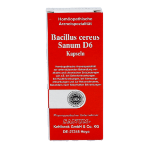 Sanum Kehlbeck Bacillus Cereus D6 Kapseln 5 Stk. - 5 Stück
