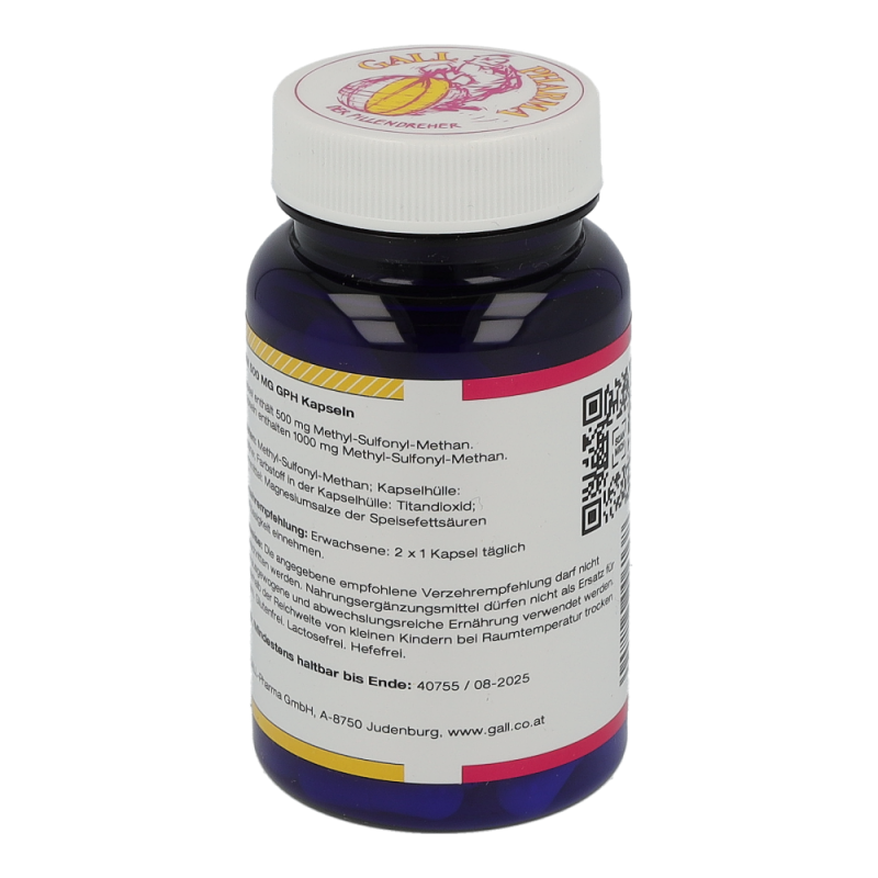 MSM 500mg Kapseln - 60 Stück