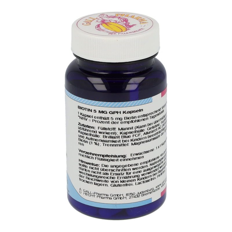 Gall Pharma Biotin 5 mg Kapseln 30 Stk. - 30 Stück