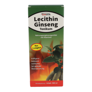 Sanvita Lecithin Ginseng Tonikum 500 ml - 500ml
