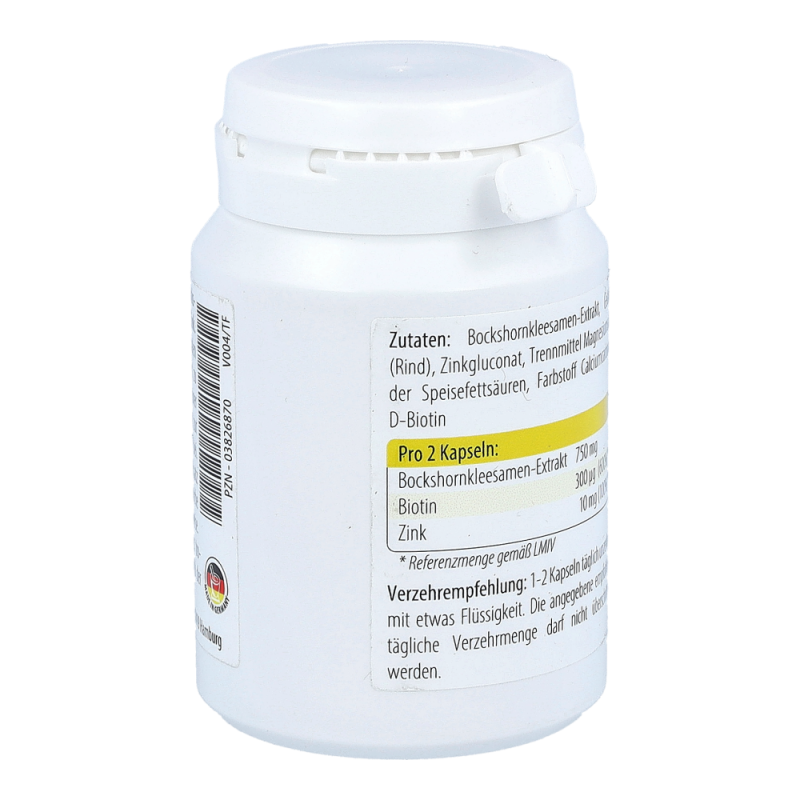 Bockshornklee + Biotin 60 Kapseln - 60 Stück