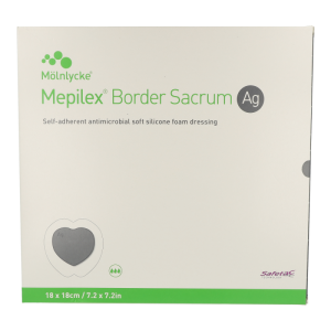 Mölnlycke Mepilex Border Sacrum AG Verband 5 Stk. 18 x 18 cm - 5 Stück